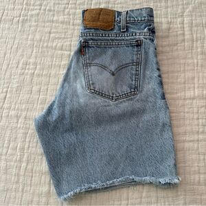 Vintage Levi Orange Tab Maternity Shorts Custom Size S/M? Unique Mimi Maternity